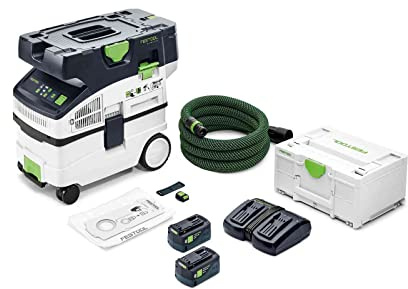 Festool Cordless Mobile Dust Extractor CLEANTEC CTC MIDI I HEPA-Plus 577069+577079