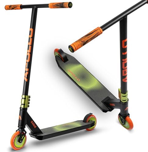Apollo Stunt Scooter - Eagle, Trottinette de Cascade Professionnelle anodisée, Trottinette pour Enfants avec roulements ABEC 9, Roues de 110mm