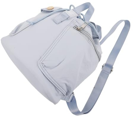 Homoyoyo 1piezas Mochila De Dama Con Cierre De Cuerda Backpack De Gimnasio Para y Diseño Elegante Color Azul