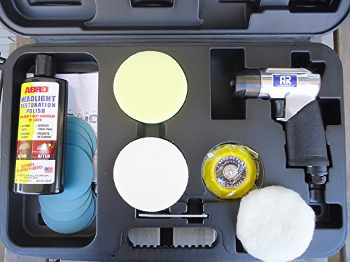 Kit Mini Pulidora Neumática Reparación Chapa y Faros