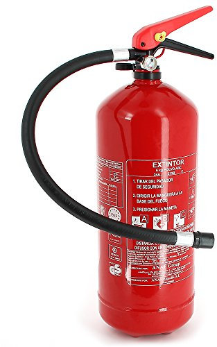 Extincteur poudre avec une grande efficacité 34A 233B C Support inclus