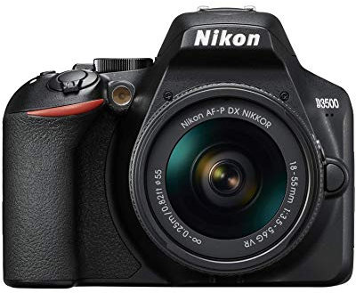 Nikon D3500 + AF-P DX 18–55 VR Kit - Black (Renewed)