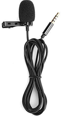 Cuifati Handy-Mikrofon, Taschen-Telefon - Karaoke, kleine Tie-Clip-Mikrofone, für, Android-Smartphone, Spiegelreflexkamera, Tablet, Computer-PC, Freisprechen