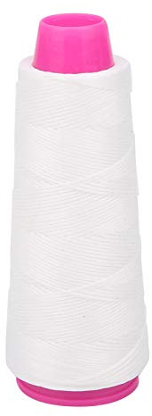 Dilwe Corde de tir à l'arc de 110 m, composée de 1600 Fibres de polyéthylène de Poids moléculaire Ultra élevé et d'une Forte ténacité, résistance de 45,5 kg, allongement de 1%(Blanc)