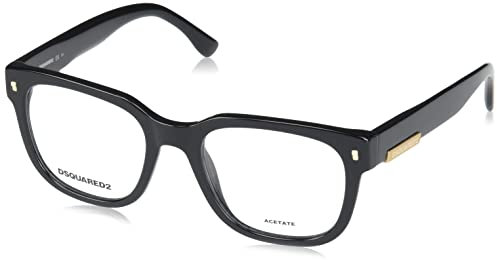 Dsq Unisex D2 0074 Sunglasses, 807/20 Black, 52