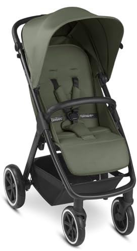 ABC Design Avus Air – Handlicher und komfortabler Buggy für den lebendigen Alltag. Mit großen Lufträdern, flacher Liegeposition und kompaktem Faltmaß – ab Geburt bis 22 kg (olive)