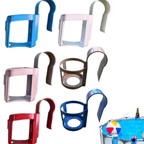 Crochet de rangement à suspendre au bord de la piscine, au-dessus de la piscine, pour boissons de bière, boissons