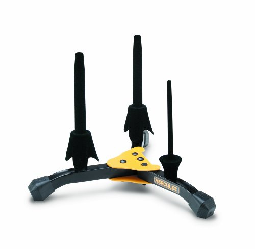 Hercules ds543bb supporto per 2 X Clarinetto/Flauto e 1 X Piccolo