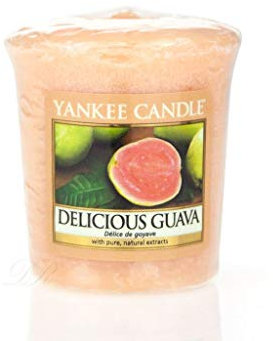 Yankee Candle - Candela votiva Delicious Guava, 4,6 x 4,8 x 1 cm