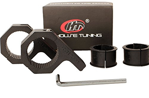 HOUSE TUNING Tube Light Mount Clamp - 2.375 Clamp, Roll Bar Mounting Brackets (Pack 2)