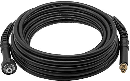 Fai Top 6M Tuyau de Rechange Haute Pression,10mm x M22 Connecteurs,Rondelle Tuyau De Nettoyage À l'eau Nettoyeur Haute Pression Accessoire pour Karcher K2(Ancien Modèle)