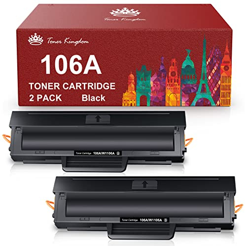 Toner Kingdom 106A (Con Chip) Cartucce di Toner Ricambio per HP 106A W1106A