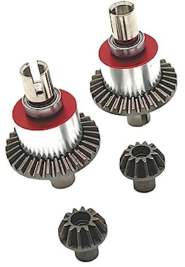 Baoblaze Accessoires de transmission différentielle de voiture radiocommandée, roue conique diff solide, pièce de rechange pour Wltoys 1/12 1/14 124007 124018 124017 modèle de voiture RC