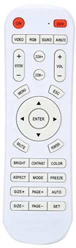 Dispositif de Remplacement de Télécommande Universelle pour Projecteur, économie D'énergie, Matériau ABS, Portable, Durable, Remplacement