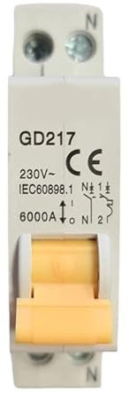 Interruttori Magnetotermici per barra DIN Bipolare Interruttore Magnetotermico (GD 217 1 MODULO 40 AMPERE)