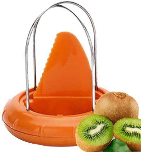 Onlynery Herramienta para pelar frutas, pelador de kiwis, Cortador de frutas de cocina de acero inoxidable, Peladora manual, herramienta central de excavación de frutas apta para lavavajillas para