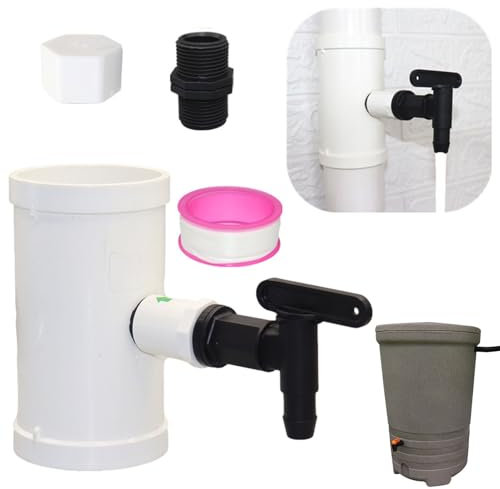 Invertitore per tubo Downhill, di raccolta 'acqua piovana | raccoglitore 'acqua piovana – base e rubinetto versatili, riciclaggio 'acqua piovana, precipitazione del nostro