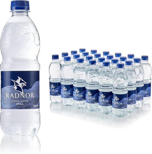 Radnor Still Mineral Water – 500ml Screw Cap Bottles (Pack of 24) – Natural Welsh Spring Water – 100% Recyclable – Ideal for Home, Office, and On-the-Go Hydration