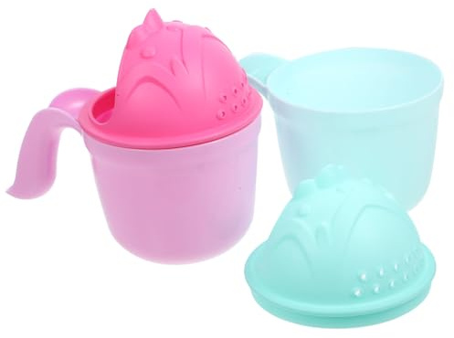 2 Stück Babyshampoo Becher aus Pp, Niedlicher Waschbecher für Babys