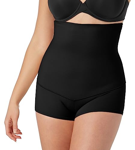 Maidenform Womens Minimizing Hi-waist Fajas Fl2107 Shapewear-briefs, Black, Small US