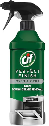 Cif Perfect Finish Oven and Grill 100% Grease Removal Specialist Cleaner Spray for Everyday Cleaning 435ML