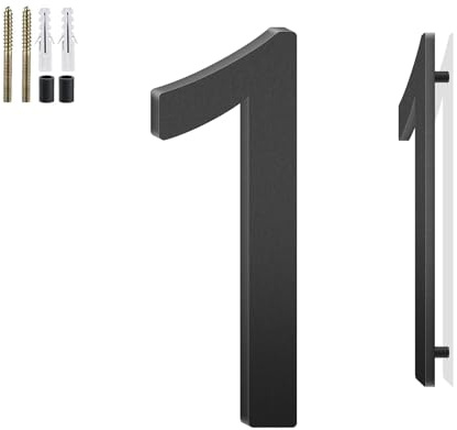 3 Inch Floating House Numbers for Outside, Address Numbers for House