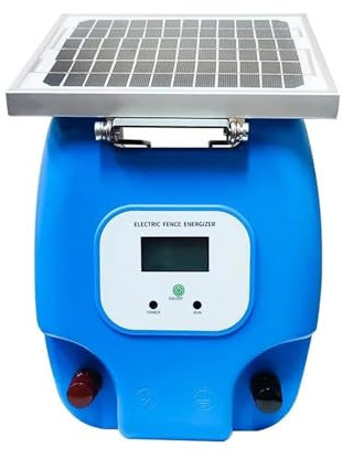 Elstängselaggregat Elstängsel Av Vattentät Hög Effektiv Solar Elstängsel Laddare Maximal energianvändning for gård och betesmark för hästar och andra djur