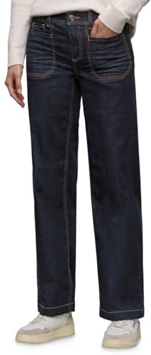 Street One 3716253 Vaqueros de Pierna Ancha, Rinsed Wash, 26W / 32L Mujeres