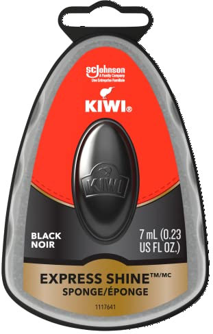 Kiwi Express Shine Sponge Shoe Polish Black 0.23 Oz