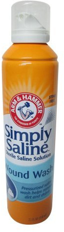 Arm & Hammer Simply Saline Wound Wash, 7.1 FZ (Pack of 4) by Arm & Hammer