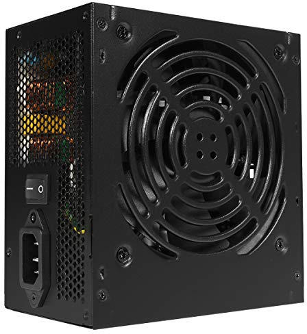 JUSTOP Fortitude 750W Power Supply, 80 Plus, Semi Modular ATX PSU, 120MM Thermally Controlled Quiet Fan, Active PFC, 8x SATA, 4x 6+2 Pin PCI-E, ATX 8-Pin 12V (750W Mod)