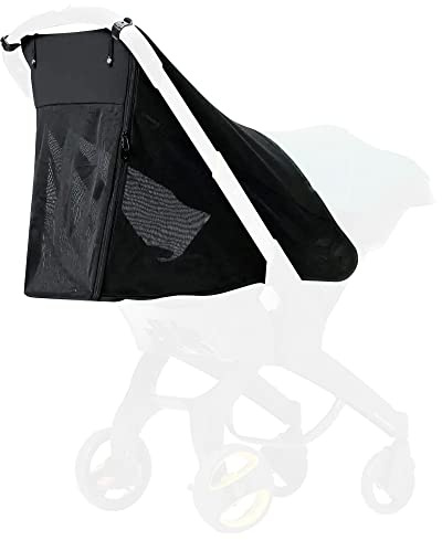 iNszkoos 360° Full Coverage Stroller Sun Shade Compatible with Doona Baby Stroller & Carseat, Pram Sun Protection Canopy, Anti-UV Stroller Blackout Cover Shield, Stroller Sun Cover Mosquito Net