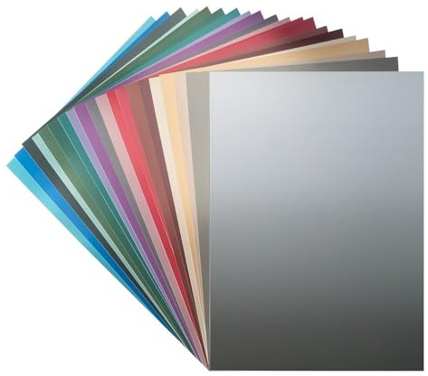 Ideen mit Herz effektkartong | metallisk matt | DIN A4 | 200 g/m² | 20 färger | 20 ark