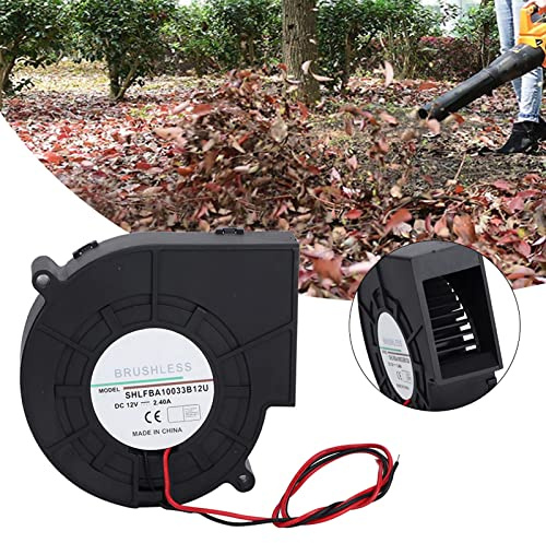 Doble Bola Turbina Ventilador de Refrigeración, 12V 2.4A Centrífugo Ventilador de Enfriamiento, Ventiladores de Mover aire Barbacoa para Camping Barbacoa Equipo de Calefacción