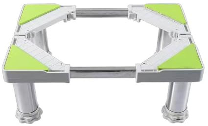 Base per Lavatrice Frigorifero e Asciugatrici Base Lavatrice Antivibrazione Supporto per Asciugatrice Frigorifero Regolabile Larghezza 30-45 cm alto:14-17cm