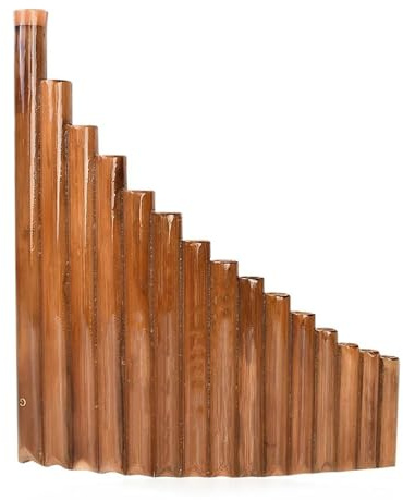 15 rörs bambupanflöjt i traditionellt G instrument