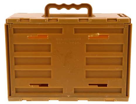iplusmile Cage Légère pour Oiseaux Portable de Transport en Plastique Marron et Facile à Nettoyer, pour Perruches et Inséparables la Maison Déplacement