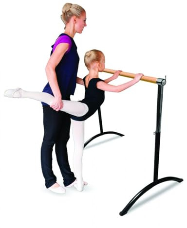 Genérico Barra de Ballet Simple – Barra Portátil Ajustable de 110 cm con Altura Regulable de 70 a 113 cm