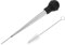 Westmark Bratensaftspritze 3-tlg., mit Reinigungsbürste, Länge: 27,5 cm, Rostfreier Edelstahl/Kunststoff, Silber/Schwarz, 61402260