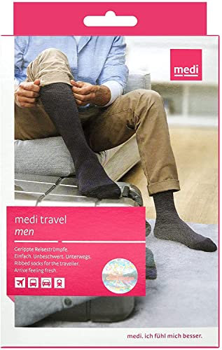 Medi Travel Men Reisestrümpfe Kurz L schwarz