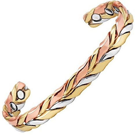 Magnetisches Kupferarmband mit Sheherazade-Magneten - Anti-Schmerz-Armband - Arthritis-Armband - Magnetfeldtherapie-Armband - Magnetarmband - Energiearmband - Damen-Kupferarmband