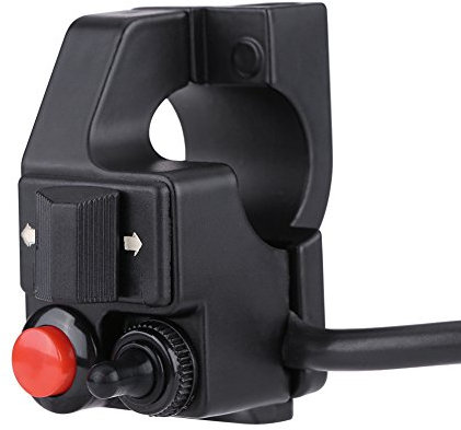 Interruttore Frecce Manubrio Universale 7/8/22mm per Moto ATV Montaggio Corno Push di Svolta per GS