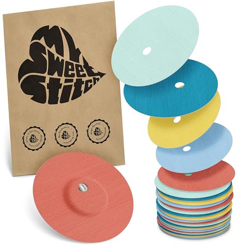 MySweetStitch - 25 x FreeStyle Libre 3 cerotti sensore, Overpatch rotondo Ø 60mm, con foro di ventilazione, cerotto impermeabile, traspirante, delicato sulla pelle, Pastello