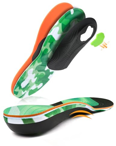 PCSsole Semelles Chaussures Confort pour Hommes et Femmes, Gel Semelle Orthopédiques Fasciite Plantaire, Épine Calcanéenne, Pied Plat, Soutien Voute Plantaire, Coussinet, Travail Debout, Amortissante