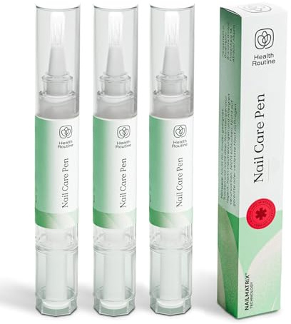 Health Routine Nail Care Pen 3 Pcs – L'Originale | Cura Cosmetica in Caso di Infezione Fungina delle Unghie in Modo Rapido ed Efficace | Per Unghie delle Mani e dei Piedi Curate | Con Olio di Tea Tree