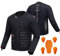 IRON JIA'S Giacca Moto Uomo Protettiva 1×Protezione per la schiena (CE-1) 2×Protezione per le spalle (CE-2) 2×Protezione per i gomiti (CE-2) L
