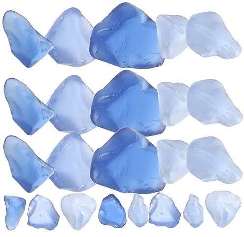 SUPVOX 1 Jeu Gravier pour Aquarium Décoration Aquarium Décor de graviers pour Aquarium Roches de rivière d'aquarium boîte Grandes Roches d'aquarium Cailloux pour Aquarium Sable de Verre