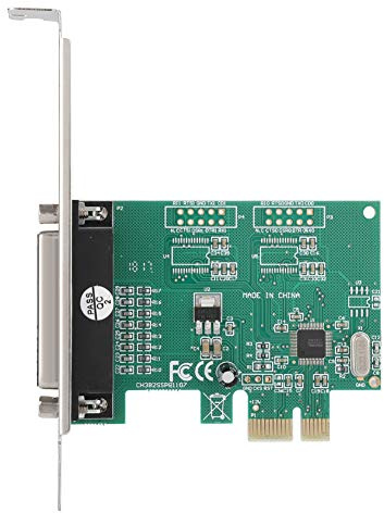 Fockety PCI-E Express Card Converter Adapter med Inbyggd 16-byte FIFO för Höghastighetsdataöverföring Från Parallellport DB25-skrivare Till PC Kompatibel med 98SE/ME/2000/XP/Vista/ 7/8/ 10 32 &