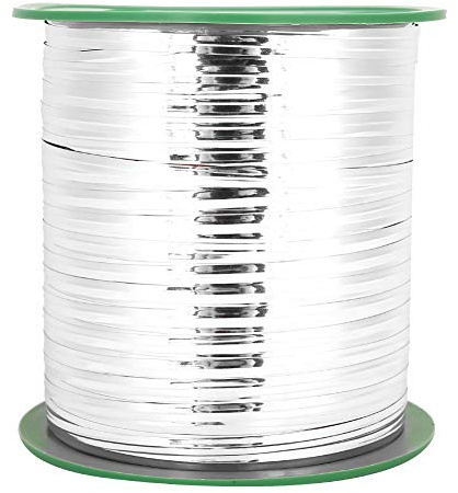 Tomedny Attaches torsadées métalliques, 400 mètres pour Sac à Pain, Attaches torsadées pour Bonbons, café, Cuisson de gâteaux, Sacs d'emballage de Cadeaux, Plantes, Jardin, Artisanat (Argent)