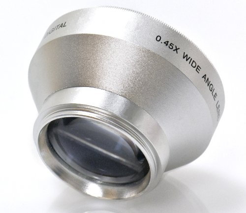 Digital Nc Nouvel Objectif de Conversion Grand Angle 0,45x de Haute qualité (37 mm) pour Sony DCR-SX45